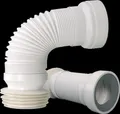WC Anschlussrohr Toilettenanschluss flexibel weiß Ø 98-105mm, Länge 285-500mm