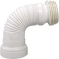 Airfit WC-Anschluss-Rohr 90010WA DN 98 - 120, 285 - 500 mm, flexibel, weiß