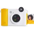 Kodak Smile+ 5MP Schnappschusskamera in Weiß und Gelb mit Bluetooth und automatischem Blitz - Weiß/Gelb