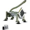 VEVOR Pommes-Frites-Schneider Kartoffelschneider mit 3/8-Zoll-Klinge aus Edelstahl, manueller Kartoffelschneider und Zerkleinerer mit Saugnäpfen, ideal für Kartoffeln Pommes Frites Gemüse Karotten
