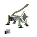 VEVOR Pommes-Frites-Schneider Kartoffelschneider mit 3/8-Zoll-Klinge aus Edelstahl, manueller Kartoffelschneider und Zerkleinerer mit Saugnäpfen, ideal für Kartoffeln Pommes Frites Gemüse Karotten