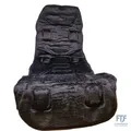 COMFIER Massagesitzauflage mit Wärme - 10 Vibrationsmotoren, Rückenma... CF-2206