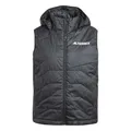adidas Women's Terrex Multi CLIMAWARM Insulated Hooded Vest, Black, L