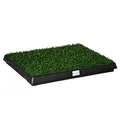 PawHut Welpentoilette Hundetoilette Hundeklo Welpen Hunde WC Kunstgras 51x63cm