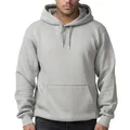 Smith & Solo Herren Kapuzenpullover – Sweatshirt Pullover Rundhals – Langarm – Slim – Fit – Training – Hoodie – Pulli – Hochwertige Baumwollmischung Männer, Graukapuze, S