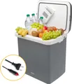 TZS First Austria - Kühlbox 32L elektrisch 12V 230V Anschluss für Auto & Steckdose - Thermoelektrisch - Grau