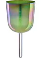 Meinl Sonic Energy 5,75" Essence Solfeggio Crystal Singing Bowl 396 Hz Olivgrün