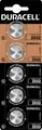 100 Duracell CR 2032 / DL 2032 Lithium Knopfzelle Batterien im 5er Blister