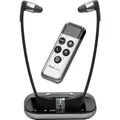 Amplicomms TV3500 In Ear Kopfhörer Kabellos Schwarz, Silber TV