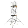 Layher Rollgerüst Solotower mit dem Sicherheitsaufbau P2 Safety Plus 6,15m AH