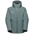 Mammut - Linard Hardshell Thermo Hooded Jacket - Winterjacke Gr L türkis