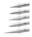 Weller T0054104699 5-tlg. ET-Lötspitzen-Set für WE1010 Lötstation – Echte Weller Spitzen