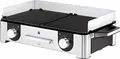WMF Elektrogrill Lono Master 2400W Tischgrill Cromargan matt 50x28cm Silber