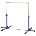 HOMCOM Gymnastik-Turnreck, Reckstange, 13-stufig verstellbar, bis 75 kg - Violett