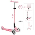 Globber Kinderscooter Primo Foldable Plus Lights, Pink, Metall, Kunststoff, 28x82.5x57.5 cm, Outdoor Spielzeug, Kinderfahrzeuge, Scooter & Cityroller