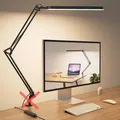 12-W-LED-Schreibtischlampe, dimmbar, 5 Leuchtmodi, schwarz