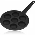 Bbq-toro Gusseisen Poffertjes Pfanne  Für 7 Förtchen Und Andere Gebäckspezialitäten  Ø 20,5 Cm