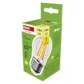EMOS LED Lampe Edison MiniGlobe, 5,9W Ersatz für 60W Glühbirne, runde Vintage-Glühlampe mit E27 Sockel und Helligkeit 806 lm, Warmweiß 2700 K, 25000 h Lebensdauer, CRI > 80, 360° Abstrahlwinkel