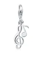 Elli Charm-Einhänger Notenschlüssel Note Musik Melodie 925 Silber, Note