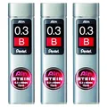 PENTEL AIN STEIN C273 Härtegrad B, 15 Minen, 0,3 mm, 3 Stück