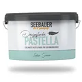 SEEBAUER diy Pastellfarbe PASTELLA Türkis 2,5L (Indian Summer) Edelmatte Wandfarbe Türkis - Innenfarbe sehr hohe Deckkraft - Matt, Abwaschbar und Tropffrei
