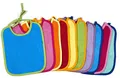 KiGATEX 10 x Babylätzchen aus 100% Baumwolle - Verstellbare Lätzchen - Extrem saugfähiger Frottee-Latz zum Binden - Öko-Tex zertifiziert - 30 x 40 cm (Mehrfarbig)