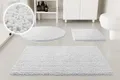 OTTO home Badematte Torrni, Höhe 22 mm, rutschhemmend beschichtet, fußbodenheizungsgeeignet, schnell trocknend, Polyester, rund, Badteppich, getuftet, modern, Uni, antirutsch, flauschig, hochflor
