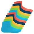 Footstar EVERYDAY! 10 Paar Kinder Quarter Socken - Trendfarben 35-38