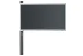 wissmann raumobjekte TV-Wandhalterung Schwenkbare TV-Halterung aus Edelstahl, (bis 85,00 Zoll, 2 Teile, drehbare Fernseherhaltung, 90° schwenkbar, Made in Germany)