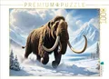 CALVENDO Puzzle Majestätisches Mammut an einem frostigen Eiszeitmorgen | 1000 Teile Lege-Größe 64 x 48 cm Foto-Puzzle für glückliche Stunden