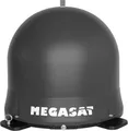 Megasat Campingman Portable ECO Parabolantenne, Graphit, Single-LNB, 38cm Spiegel, Automatische Ausrichtung, Astra 19.2°