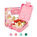 Schmatzfatz Easy Kinder Snackbox, Bento Box, Lunchbox, Geschenk (Rosa)