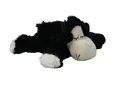 Kuscheltier Schmusetier Plüschtier schwarzes schlafendes Schaf 20 cm