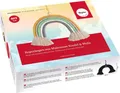 Regenbogen aus Makramee Kordel+Wolle, DIY-Set, Box 1 Stück, Kinderzimmerdeko