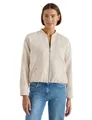 Cecil Damen Blouson aus Leinen mit Zipper