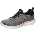 Skechers Damen Summits Quick Getaway Turnschuhe, Black Coral, 38 EU