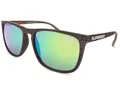 Superdry Shockwave Sonnenbrille Dunkel Fleckig Grau mit Grün Spiegel Linsen 182