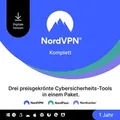 NordVPN Komplett – 1 Jahr Cybersicherheit VPN, PW, Cloud [1 Jahr]