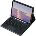 INF Bluetooth-Tastaturhülle für Samsung Galaxy Tab S6 Lite Schwarz - Schwarz