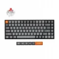 Mechanische Tastatur 75% White Led Red