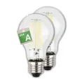 BRILONER 2er Set LED Filament Lampe E27 A60 5W 1055lm warmweiß Glühbirne