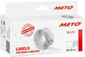 METO Etiketten für Preisauszeichner 26 x 12 mm weiß 6 Rollen à 1.000 Etiketten