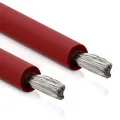 InLine 4mm² Solarkabel, 50m, Installationskabel, Meterware, rot, H1Z2Z2-K, Photovoltaik, UV-beständig & langlebig, 94450R
