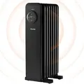 PELONIS PHOENIX Ölradiator mit 24-Stunden TIMER Touch-Display Energiesparend 1500 W Heizstrahler Heizung mit 7 Heizrippen, Einstellbarem Thermosta... - Schwarz