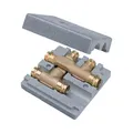 Viega Kreuzungs-T-Stück 2249.3 in 22x18x22mm Rotguss