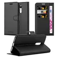 Cadorabo Hülle kompatibel mit Xiaomi RedMi Note 4 Handyhülle aus Kunst Leder Flip Klappbare Stoßfeste Magnetische [Standfunktion] [Kartenfächern] Cover Hülle für Xiaomi RedMi Note 4 Tasche in Schwarz