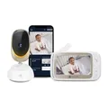 Motorola Nursery VM85 Connect Babyphone mit Kamera – WLAN und Mobile App, 5-Zoll-Display, Nachtsicht, Schwenk-/Neigefunktion, Gegensprechfunktion, Schlaflieder