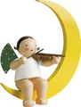Wendt & Kühn, Engel mit Geige, im Mond, groß , 771/2 Violine im Mond, Geschenk