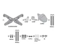 Set Motorradkoffer Hinten, GIVI SR7715 für Bauletto Monokey, KTM Duke 791/890 R