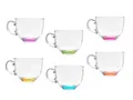 emeco Latte-Macchiato-Glas 6 Latte Macchiato Gläser 470ml mit Henkel Kaffeegläser Buten XXL, 6-tlg., Glas